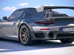Porsche 911 GT2RS 2018 3D 模型