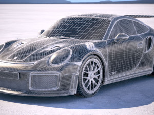 Porsche 911 GT2RS 2018 3D 模型