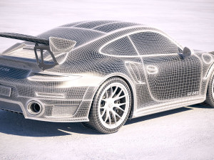 Porsche 911 GT2RS 2018 3D 模型