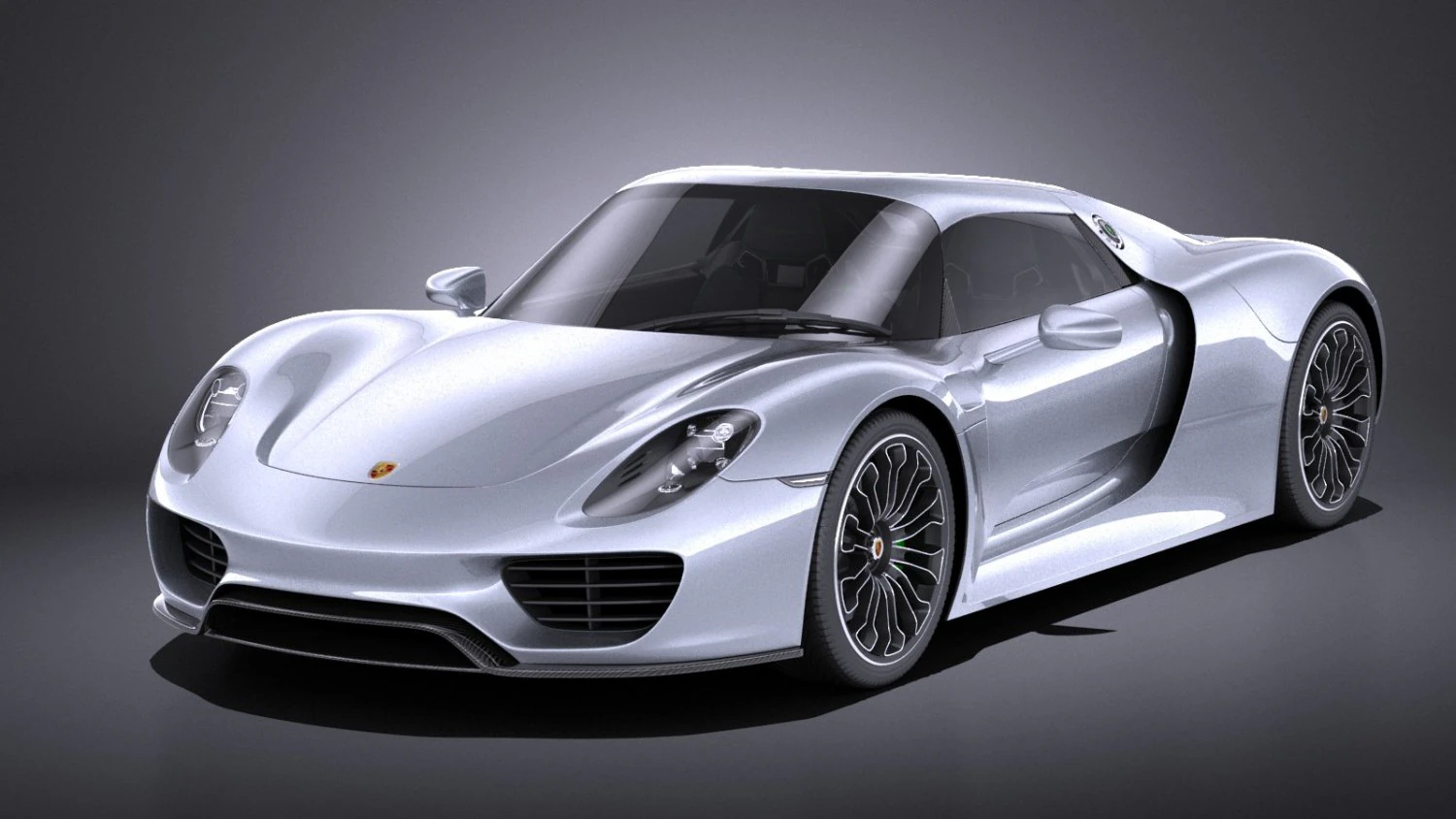 Porsche 918 Spyder 2017 vray 3D Model .c4d .max .obj .3ds .fbx .stl .blend 