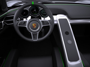 Porsche 918 Spyder 2017 vray Model 3D
