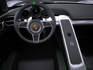 Porsche 918 Spyder 2017 vray 3D Model