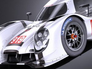 Porsche 919 Hybrid 2016 vray 3D-Modell