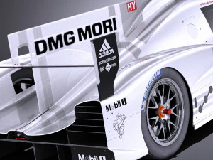 Porsche 919 Hybrid 2016 vray 3D Model