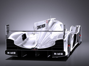 Porsche 919 Hybrid 2016 vray 3D-Modell