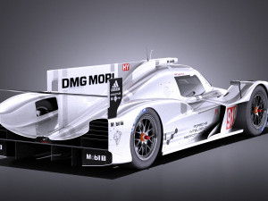 Porsche 919 Hybrid 2016 vray 3D-Modell