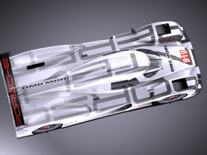 Porsche 919 Hybrid 2016 vray 3D-Modell
