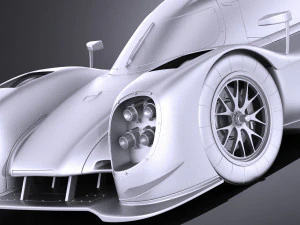 Porsche 919 Hybrid 2016 vray 3D Model