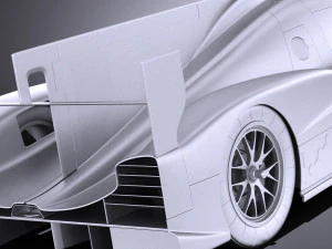 Porsche 919 Hybrid 2016 vray 3D Model