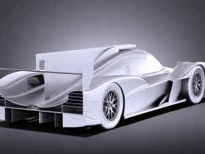 Porsche 919 Hybrid 2016 vray 3D Model