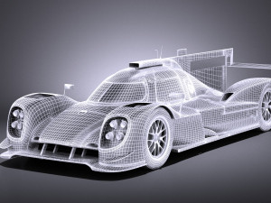 Porsche 919 Hybrid 2016 vray 3D-Modell