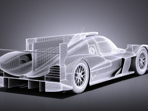 Porsche 919 Hybrid 2016 vray 3D-Modell