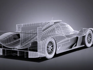 Porsche 919 Hybrid 2016 vray 3D Model