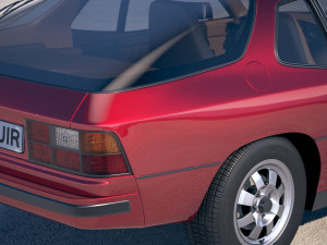 Porsche 924 1976-1988 Model 3D