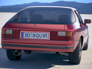 Porsche 924 1976-1988 Model 3D