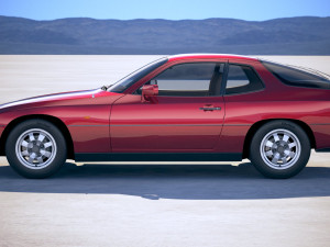 Porsche 924 1976-1988 Model 3D