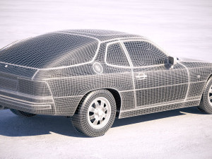 Porsche 924 1976-1988 Model 3D