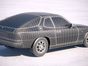 Porsche 924 1976-1988 Model 3D