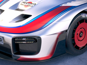 Porsche 935 2019 Mobydick 3D 模型