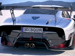 Porsche 935 2019 Mobydick 3D Model