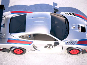 Porsche 935 2019 Mobydick 3D Model