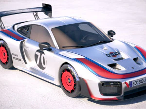 Porsche 935 2019 Mobydick 3D Model