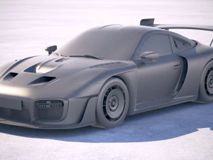 Porsche 935 2019 Mobydick 3D Model