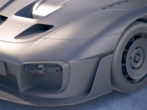 Porsche 935 2019 Mobydick 3D Model