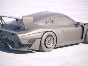 Porsche 935 2019 Mobydick 3D Model