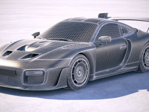Porsche 935 2019 Mobydick 3D Model