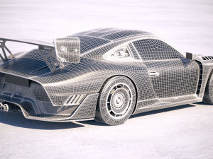 Porsche 935 2019 Mobydick 3D 模型