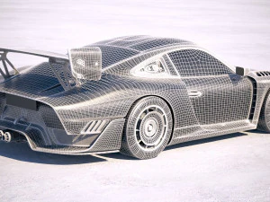 Porsche 935 2019 Mobydick 3D Model