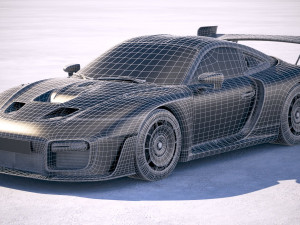 Porsche 935 2019 Mobydick 3D 模型