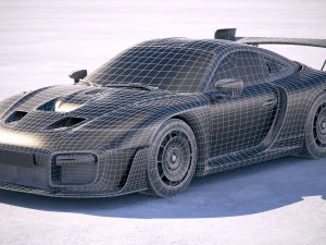 Porsche 935 2019 Mobydick 3D Model