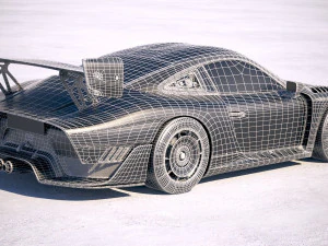Porsche 935 2019 Mobydick 3D Model