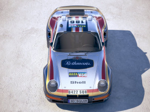 Porsche 958 Rothmans Rally 1985 3D Model