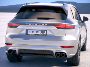 Porsche Cayenne Hybrid 2018 Modelo 3D