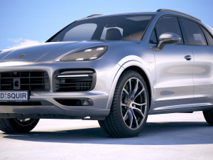 Porsche Cayenne Hybrid 2018 Modelo 3D