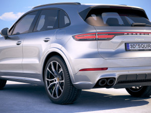 Porsche Cayenne Hybrid 2018 Modelo 3D