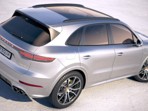 Porsche Cayenne Hybrid 2018 Modelo 3D