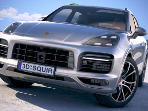 Porsche Cayenne Hybrid 2018 Modelo 3D