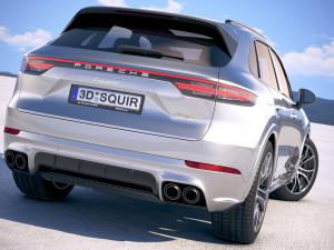 Porsche Cayenne Hybrid 2018 Modelo 3D