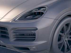 Porsche Cayenne Hybrid 2018 Modelo 3D