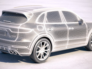 Porsche Cayenne Hybrid 2018 Modelo 3D