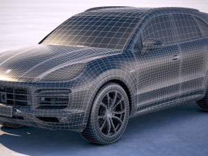 Porsche Cayenne Hybrid 2018 Modelo 3D