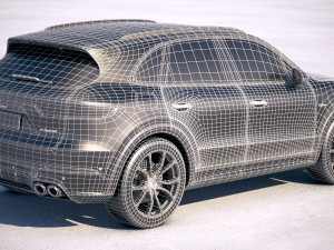 Porsche Cayenne Hybrid 2018 Modelo 3D