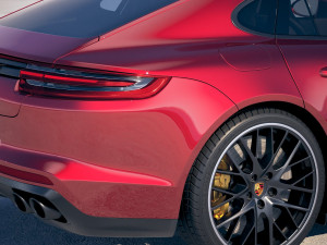 Porsche Panamera GTS 2019 3D Model