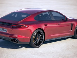 Porsche Panamera GTS 2019 3D Model