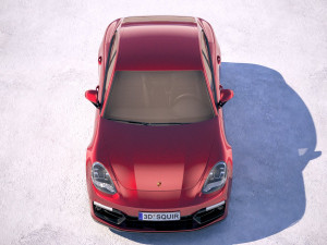 Porsche Panamera GTS 2019 3D Model