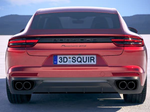 Porsche Panamera GTS 2019 3D Model